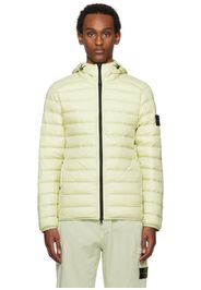 Stone Island Green Loom Woven Chambers Down Jacket