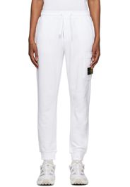 Stone Island White Patch Sweatpants