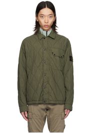 Stone Island Khaki Quilted Jacket