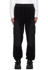 Stone Island Black Paneled Sweatpants