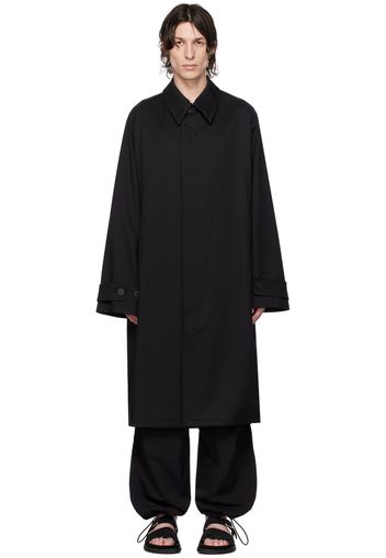 Studio Nicholson Black Buttoned Coat