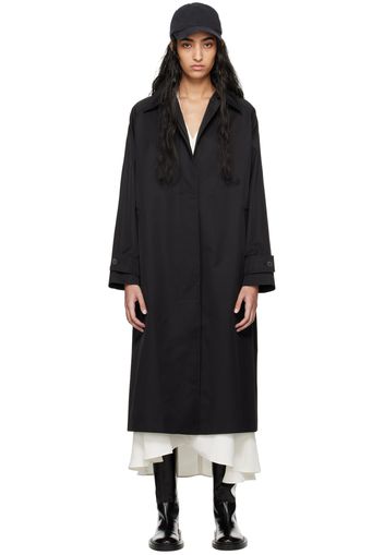 Studio Nicholson Black Holin Trench Coat