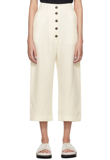 Studio Nicholson White Cori Trousers