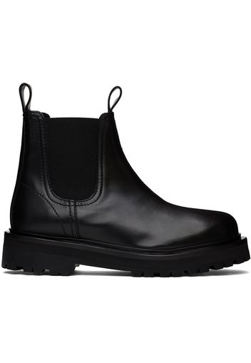 Studio Nicholson Black Kick Chelsea Boots