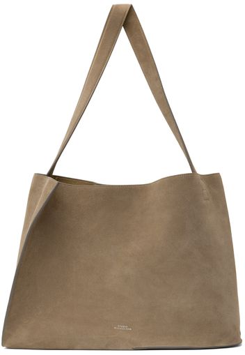 Studio Nicholson Taupe Doublet Suede Bag