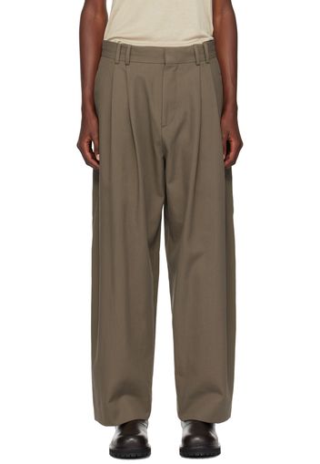 Studio Nicholson Khaki Line Trousers