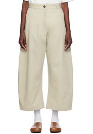 Studio Nicholson Beige Chalco Trousers