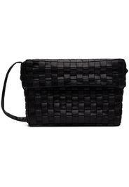 SUPER YAYA Black Bazin Weave Soft Bag