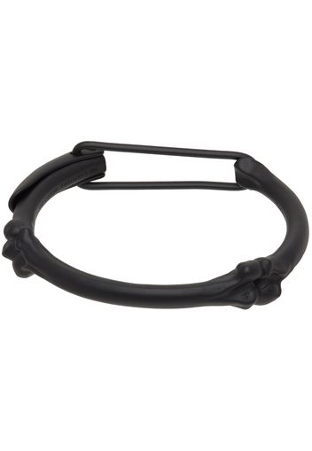 TAKAHIROMIYASHITA TheSoloist. Black Bone Shaped Clip M Bracelet