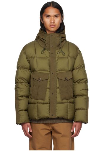 Ten c Green Tempest Combo Down Jacket