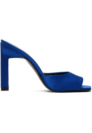 The Attico Blue Kaia Heeled Sandals