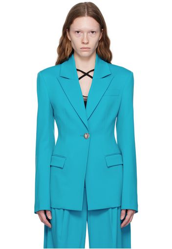 The Attico Blue 'Blue' Blazer