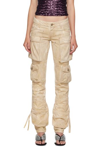 The Attico Beige Essie Trousers