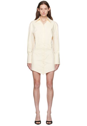 The Attico Off-White Silvye Minidress