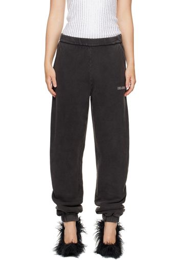 The Attico Black Penny Lounge Pants