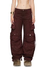 The Attico Red Fern Cargo Pants