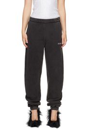 The Attico Black Penny Lounge Pants