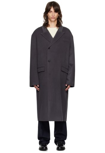 The Frankie Shop Gray Paxton Wool Coat