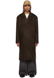 The Frankie Shop Brown Curtis Trench Coat