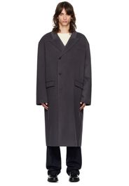 The Frankie Shop Gray Paxton Wool Coat