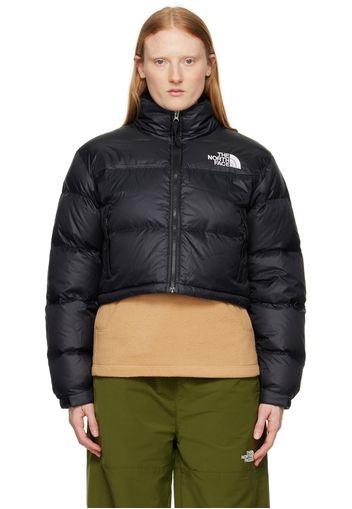 The North Face Black Nuptse Short Down Jacket