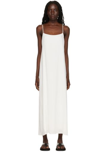 The Row SSENSE Exclusive White Kula Maxi Dress