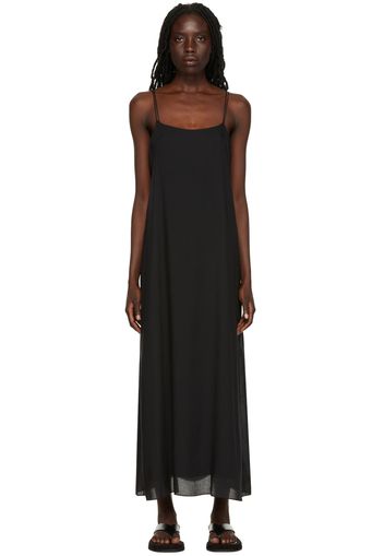 The Row SSENSE Exclusive Black Kula Maxi Dress