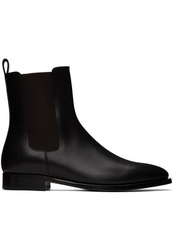 The Row Black Grunge Boots