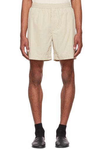 The Row SSENSE Exclusive Beige Gerhardt Shorts