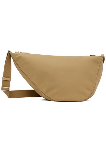 The Row Beige Small Slouchy Banana Pouch