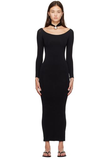 The Row Black Curitiba Maxi Dress