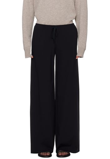 The Row Black Bariem Lounge Pants