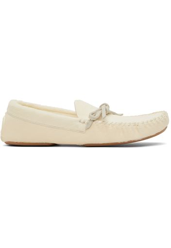 The Row Off-White Lucca Loafers