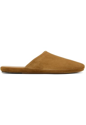 The Row Tan Franco Loafers