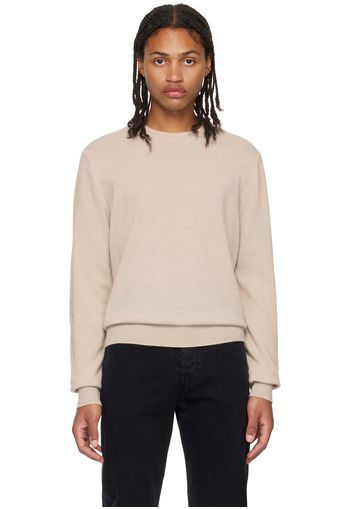 The Row Beige Benji Sweater