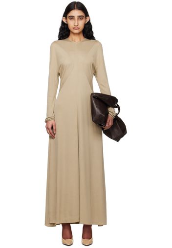 The Row Beige Venusia Maxi Dress