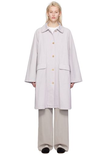 The Row Gray Garth Trench Coat