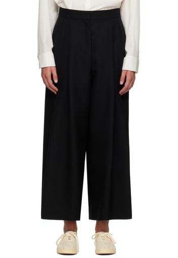 The Row Black Roysin Trousers