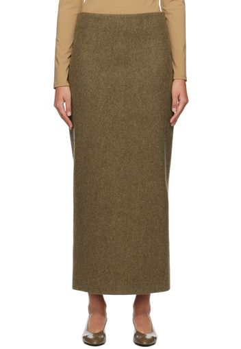 The Row Brown Bartelle Maxi Skirt