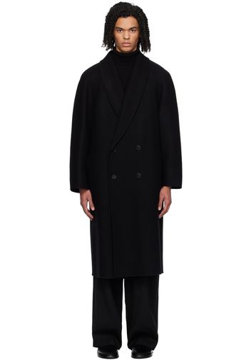 The Row Black Ferro Coat