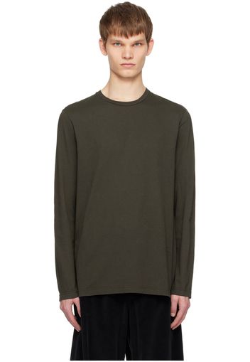 The Row Gray Leon Long Sleeve T-Shirt