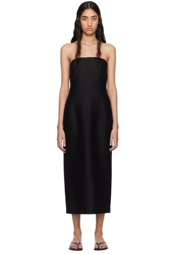 The Row Black Ward Maxi Dress