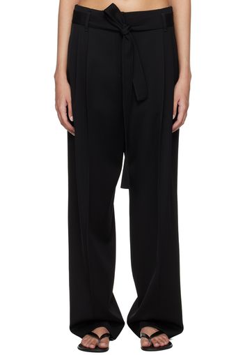 The Row Black Lonan Trousers