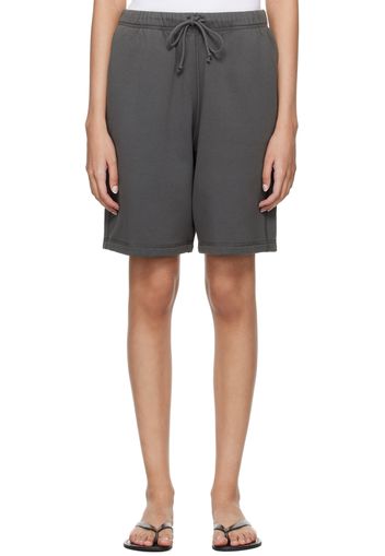 The Row Gray Stanton Shorts