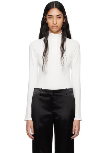 The Row White Patti Turtleneck