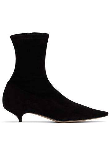 The Row Black Liisa Boots