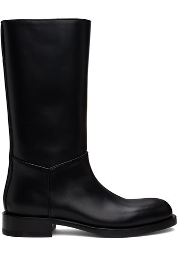 The Row Black Nobilis Riding Boots