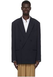 The Row Navy Donnes Blazer