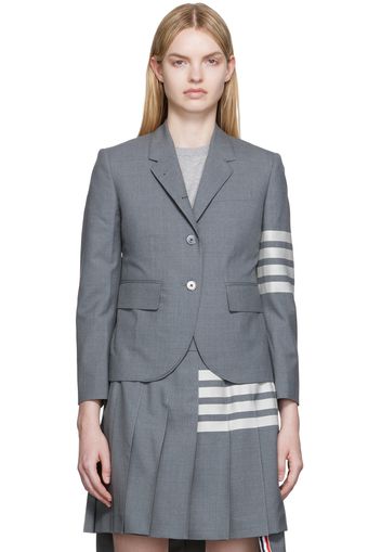 Thom Browne Gray 4-Bar Blazer