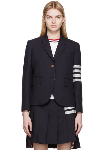 Thom Browne Navy 4-Bar Blazer